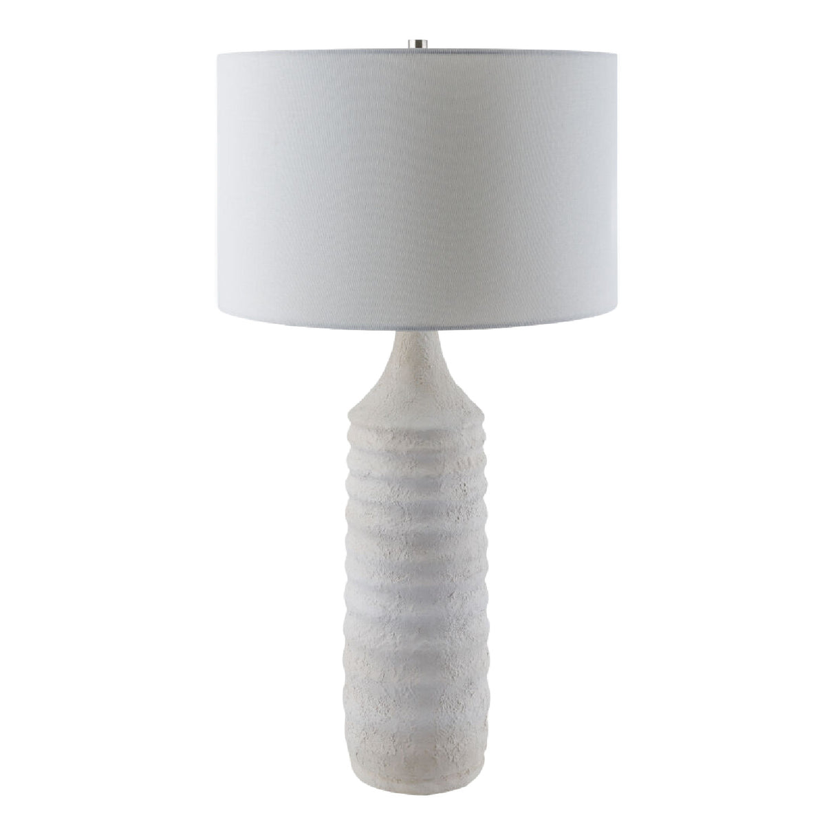 Modern European furniture - White Cotton Accent Table Lamp - www.oroa.com | Oroa.com