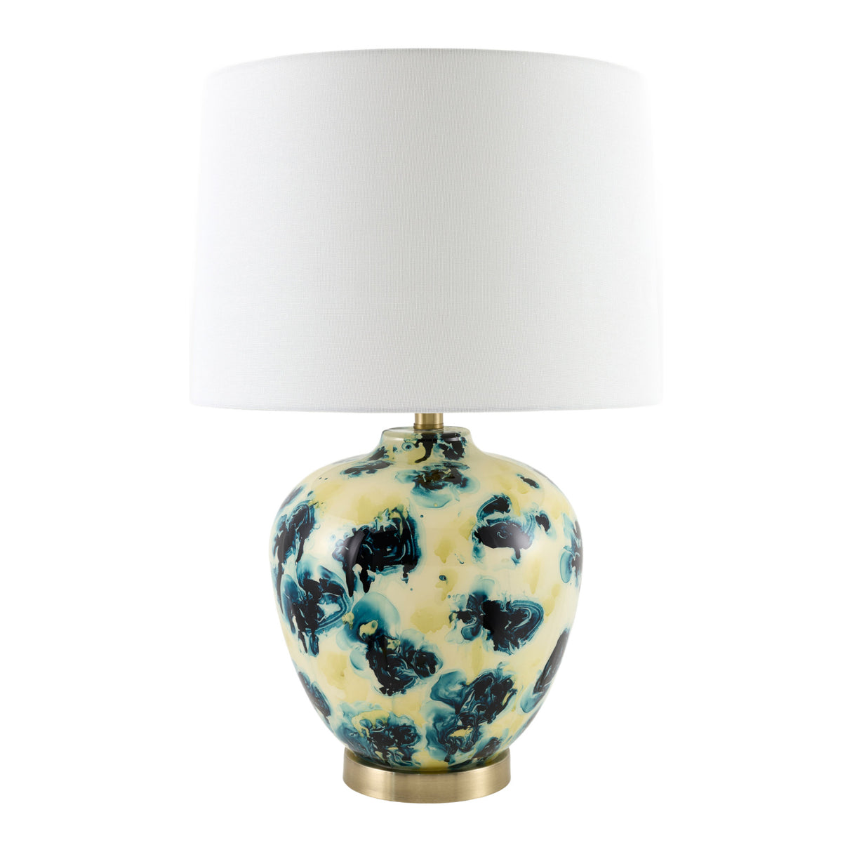 Modern European furniture - Painted Glass Table Lamp - www.oroa.com | Oroa.com