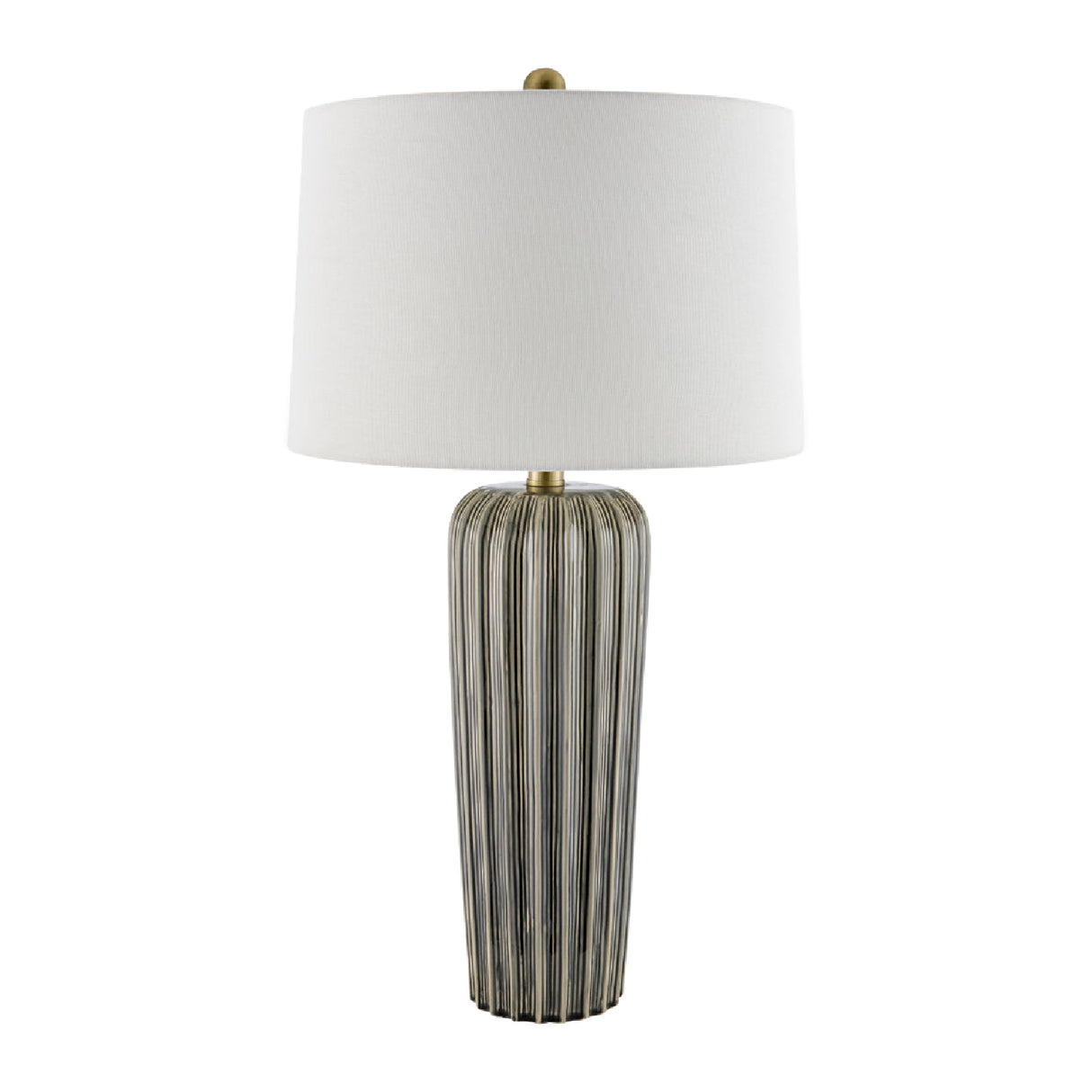 Modern European furniture - Gray Ceramic Table Lamp - www.oroa.com | Oroa.com