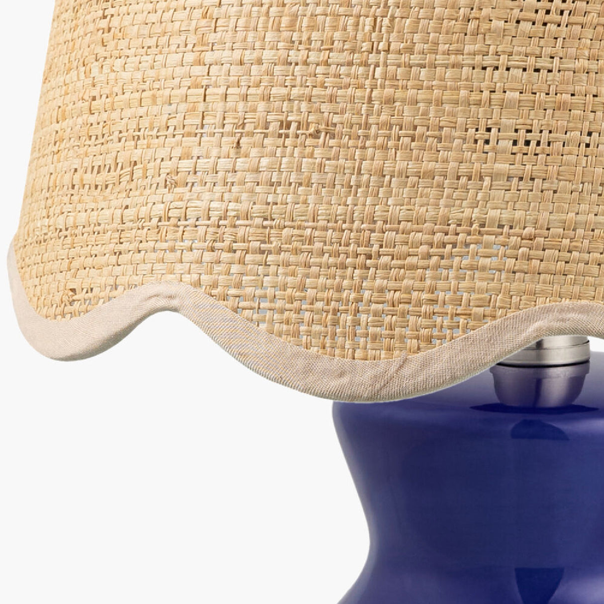 Modern European furniture - Scalloped Edge Accent Table Lamp - www.oroa.com | Oroa.com