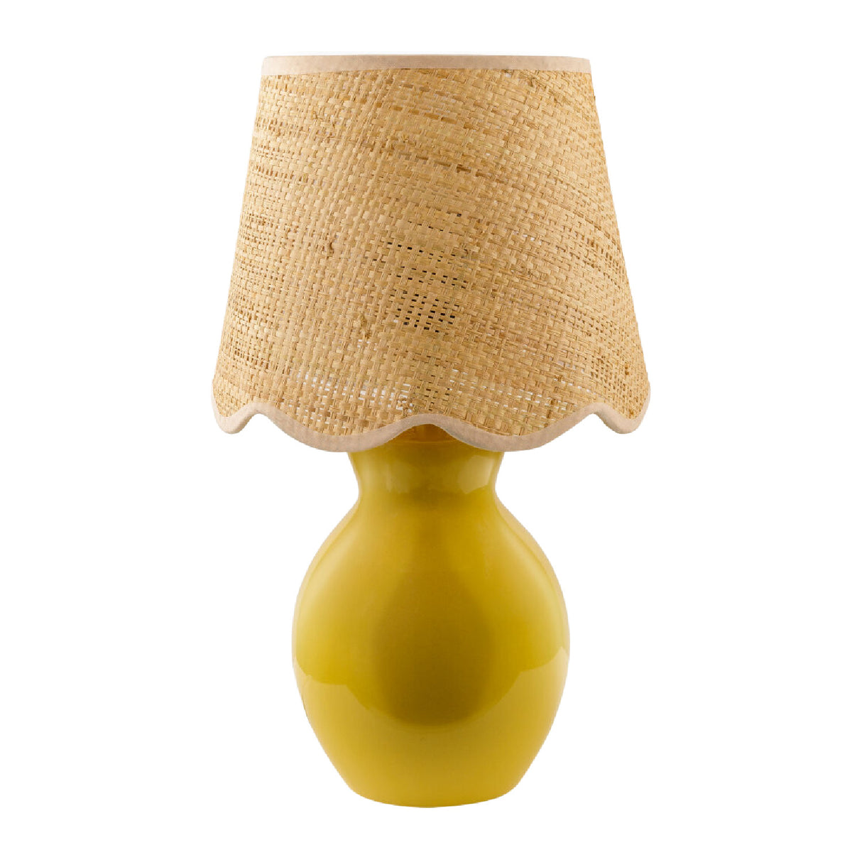 Modern European furniture - Scalloped Edge Accent Table Lamp - www.oroa.com | Oroa.com