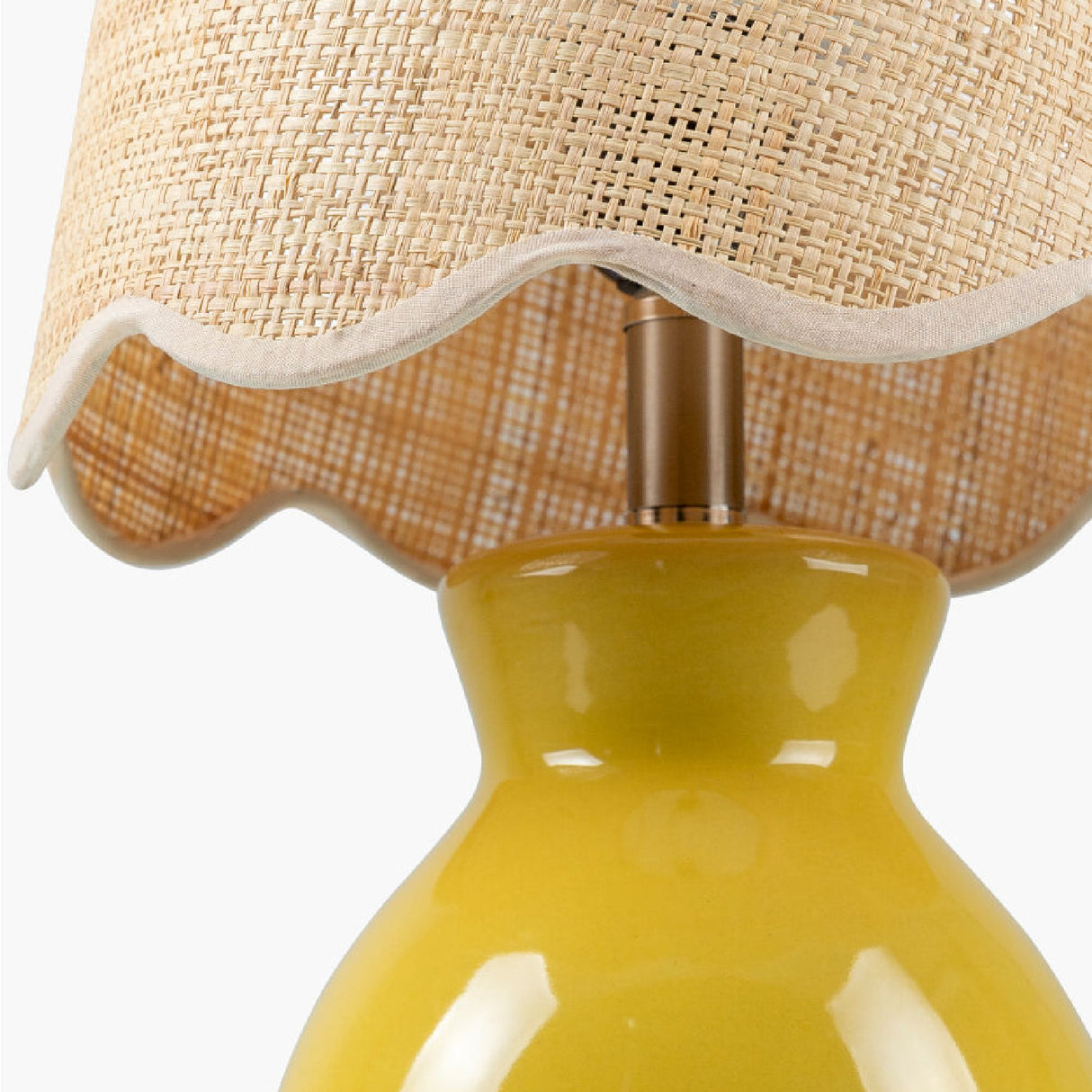 Modern European furniture - Scalloped Edge Accent Table Lamp - www.oroa.com | Oroa.com