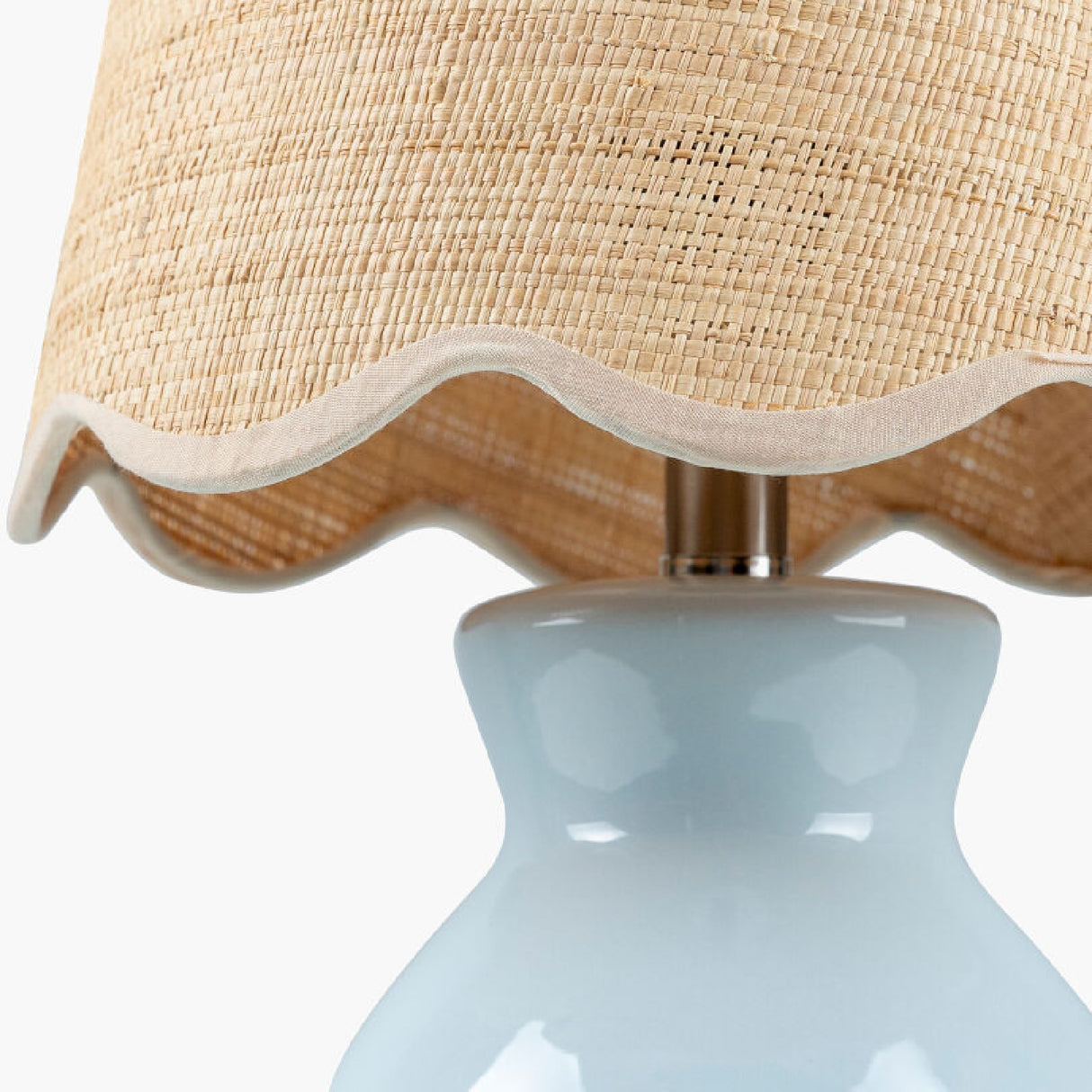 Modern European furniture - Scalloped Edge Accent Table Lamp - www.oroa.com | Oroa.com