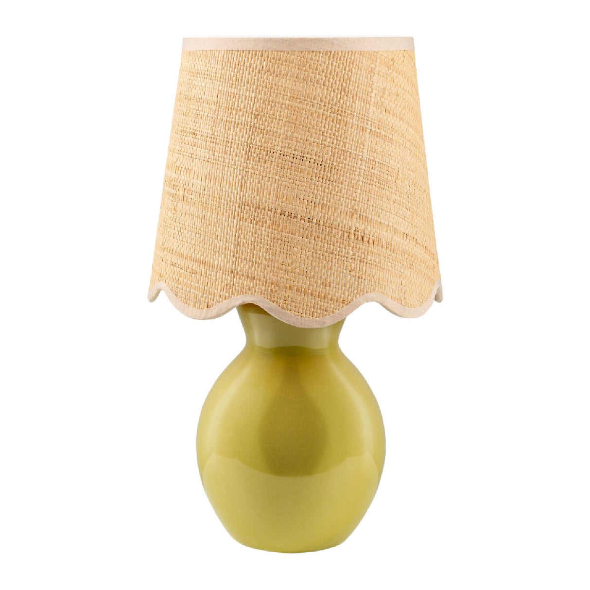Modern European furniture - Scalloped Edge Accent Table Lamp - www.oroa.com | Oroa.com
