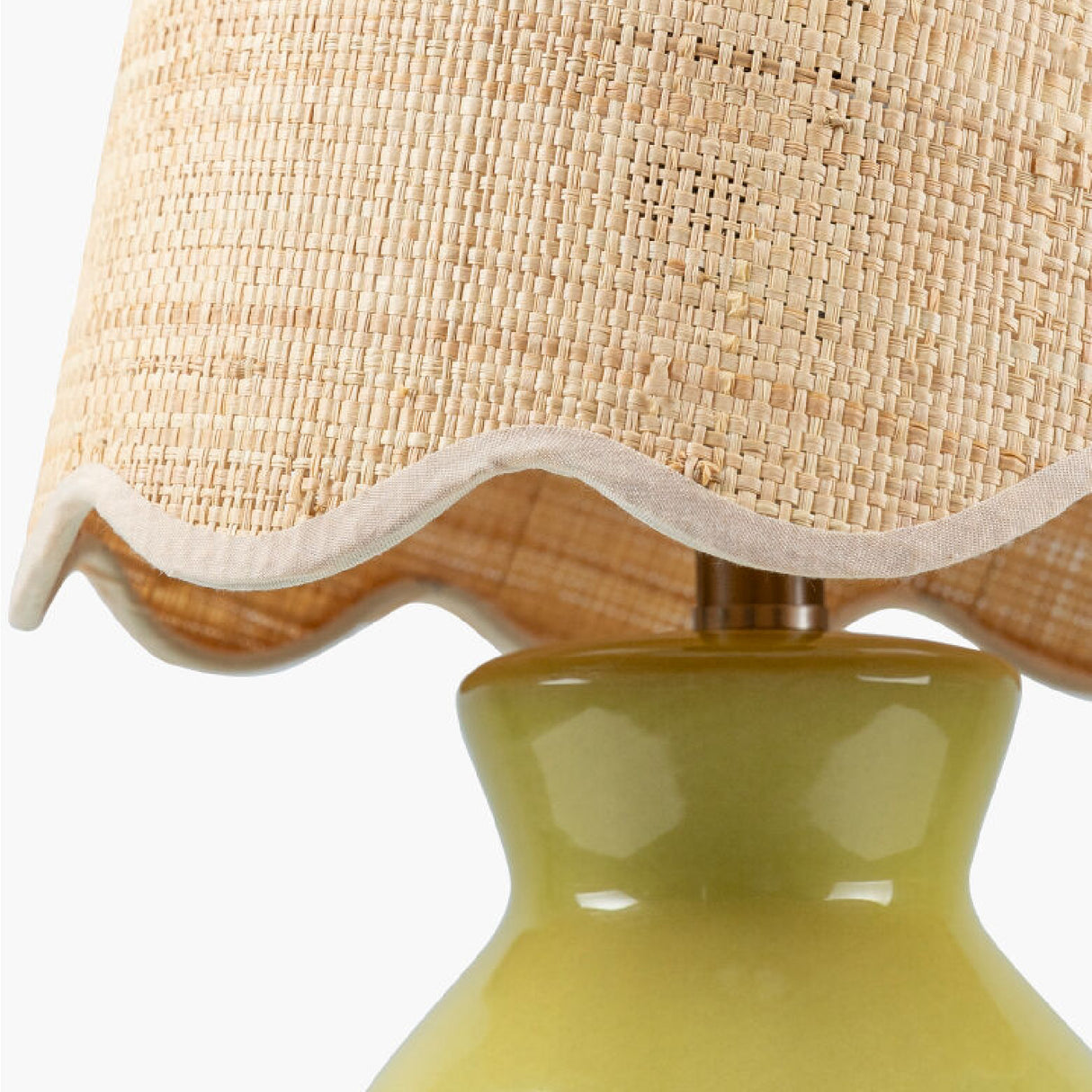 Modern European furniture - Scalloped Edge Accent Table Lamp - www.oroa.com | Oroa.com