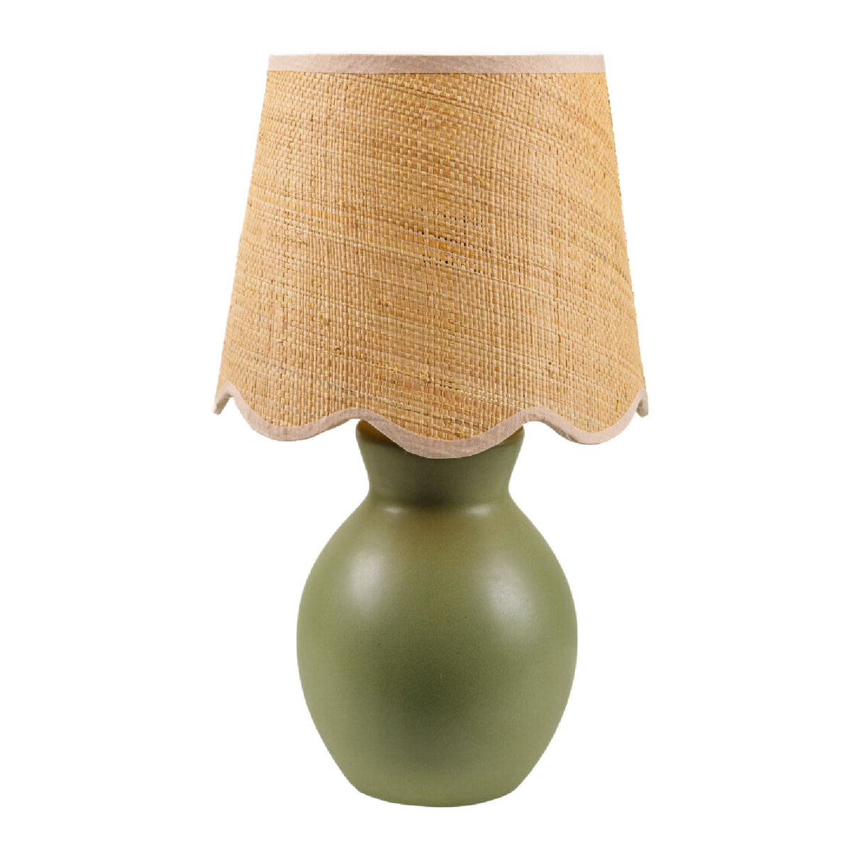 Modern European furniture - Scalloped Edge Accent Table Lamp - www.oroa.com | Oroa.com