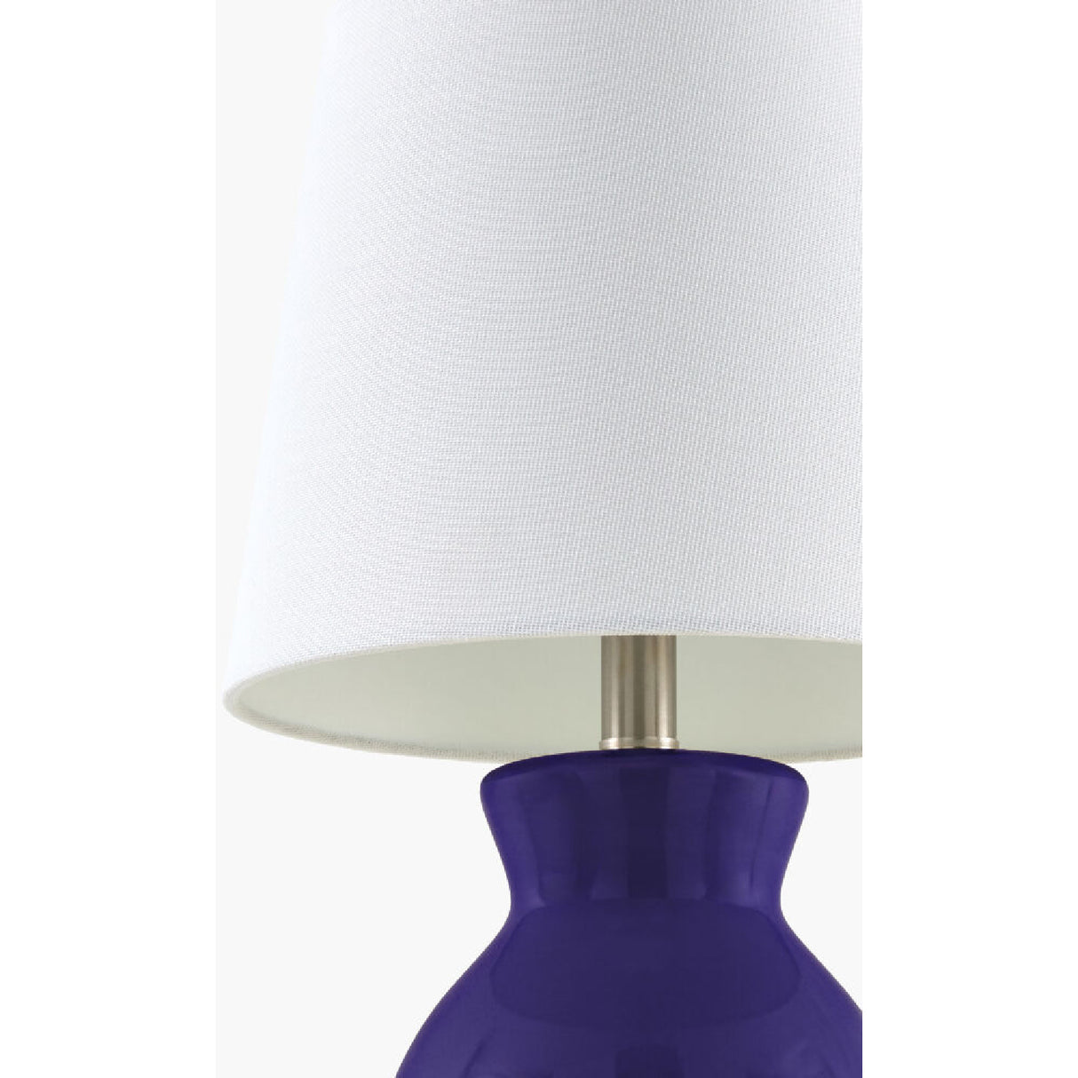 Modern European furniture - White Cotton Ceramic Table Lamp - www.oroa.com | Oroa.com
