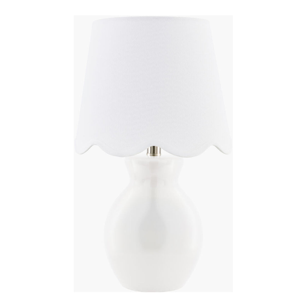 Modern European furniture - Scalloped Edge Accent Table Lamp - www.oroa.com | Oroa.com