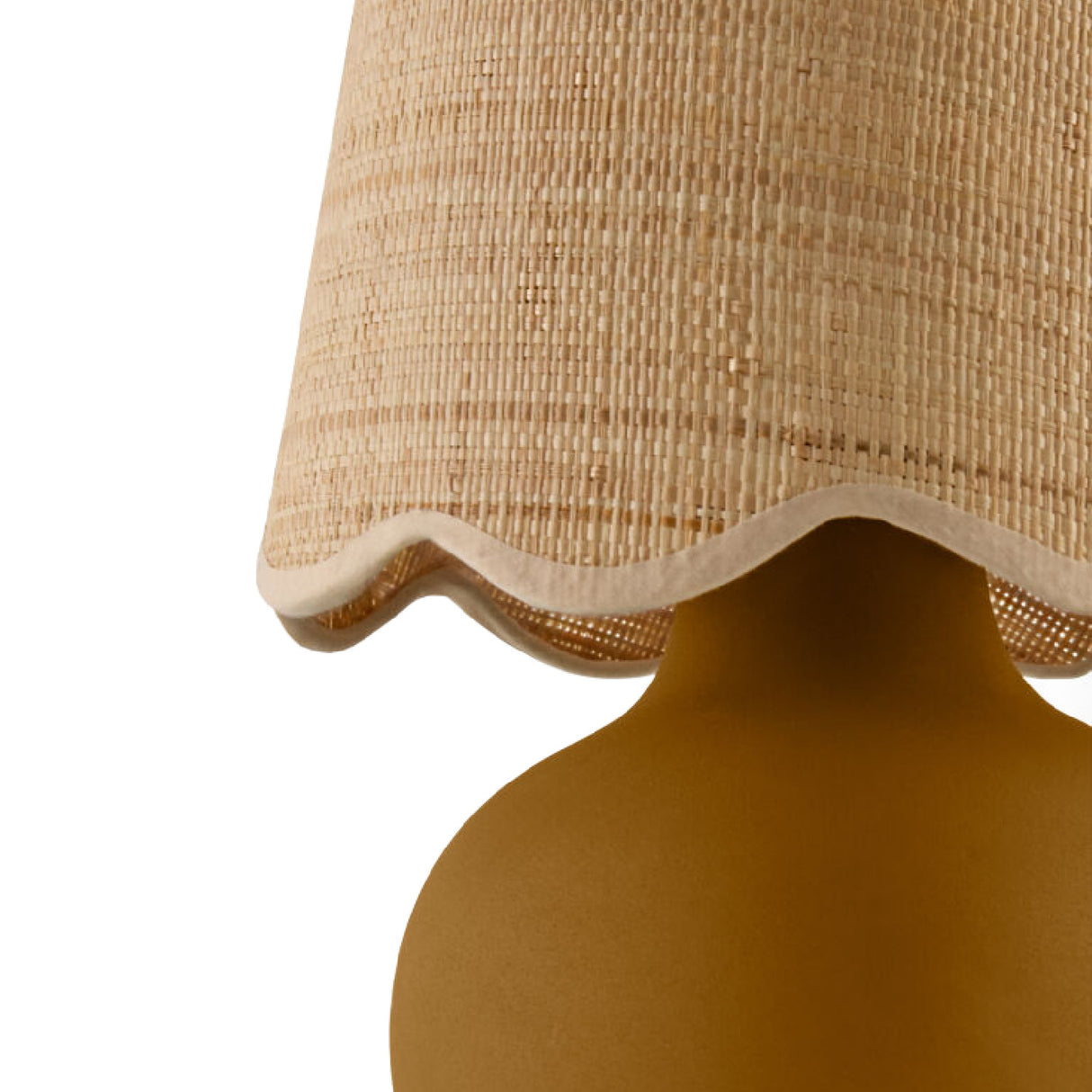 Modern European furniture - Beige Raffia Accent Table Lamp - www.oroa.com | Oroa.com