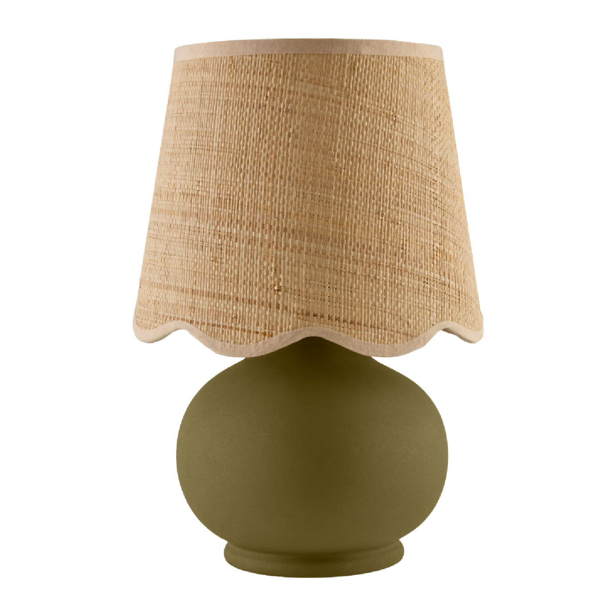 Modern European furniture - Beige Raffia Accent Table Lamp - www.oroa.com | Oroa.com