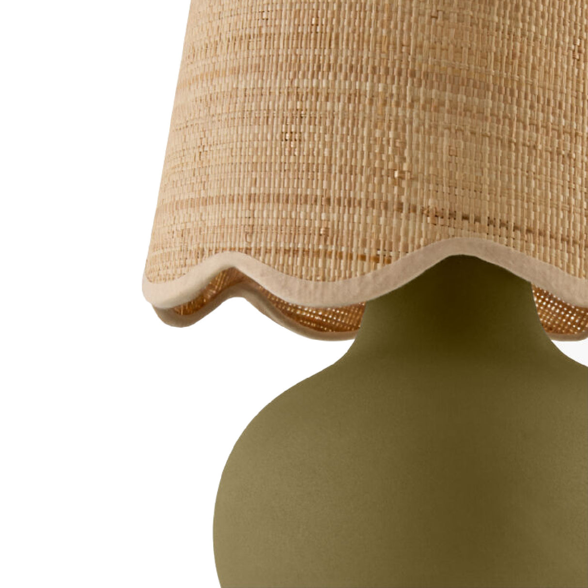 Modern European furniture - Beige Raffia Accent Table Lamp - www.oroa.com | Oroa.com