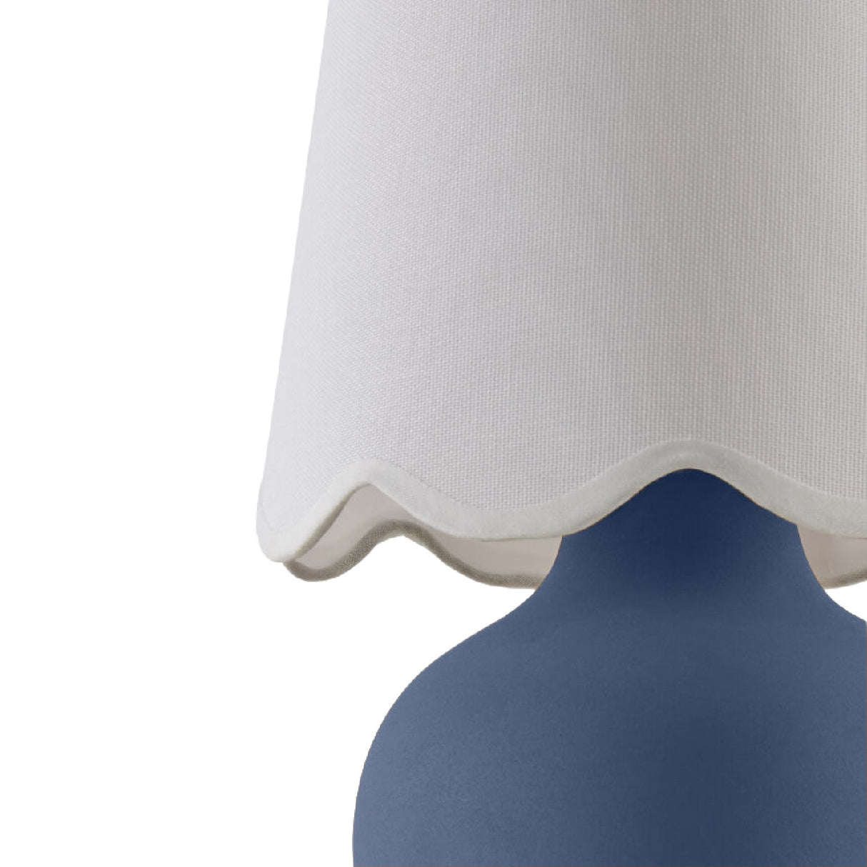 Modern European furniture - Scalloped Raffia Accent Table Lamp - www.oroa.com | Oroa.com