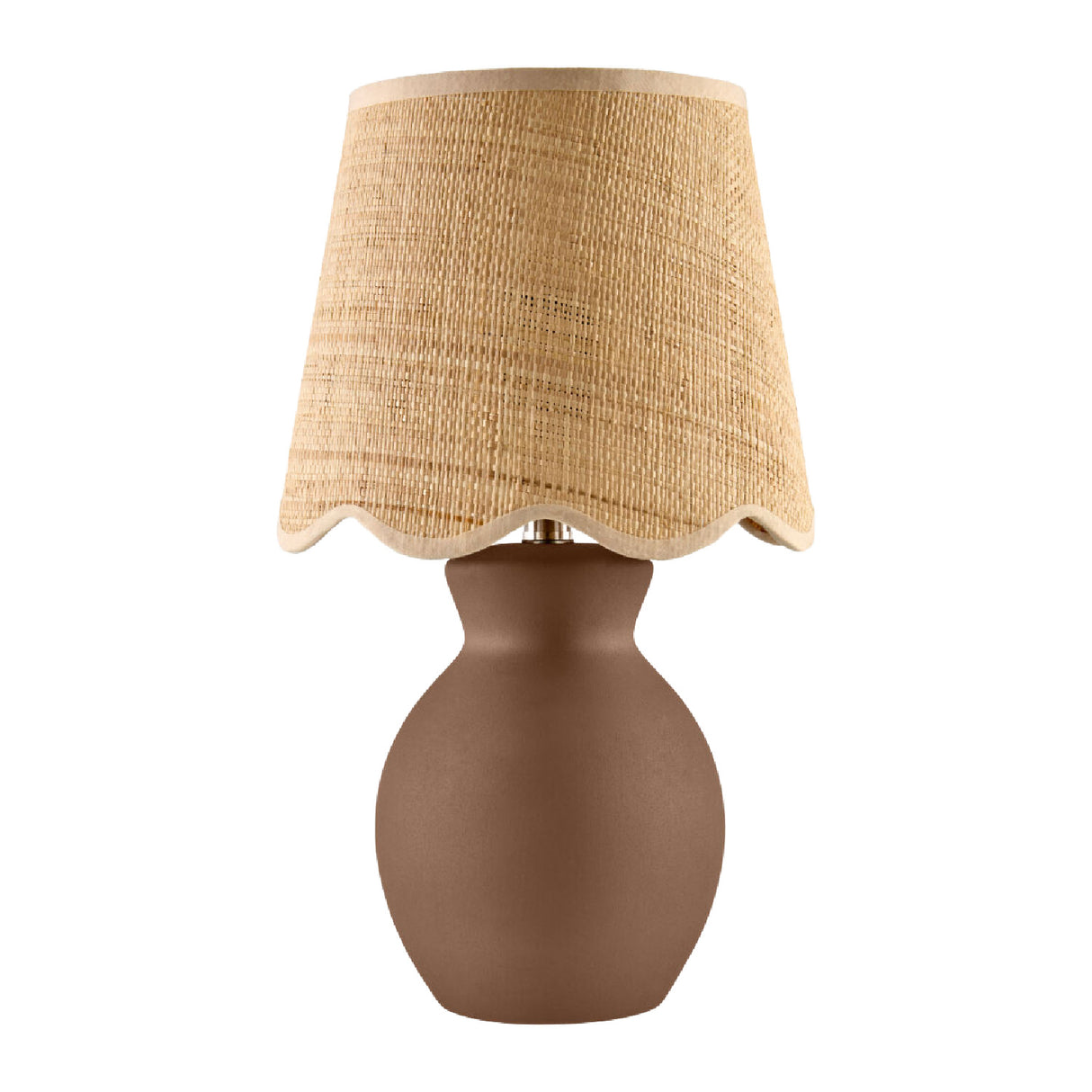 Modern European furniture - Scalloped Edge Accent Table Lamp - www.oroa.com | Oroa.com