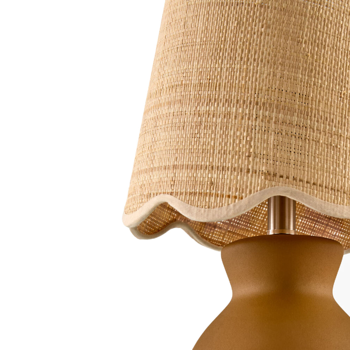 Modern European furniture - Scalloped Edge Accent Table Lamp - www.oroa.com | Oroa.com