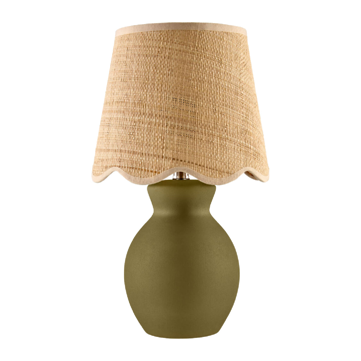 Modern European furniture - Scalloped Edge Accent Table Lamp - www.oroa.com | Oroa.com