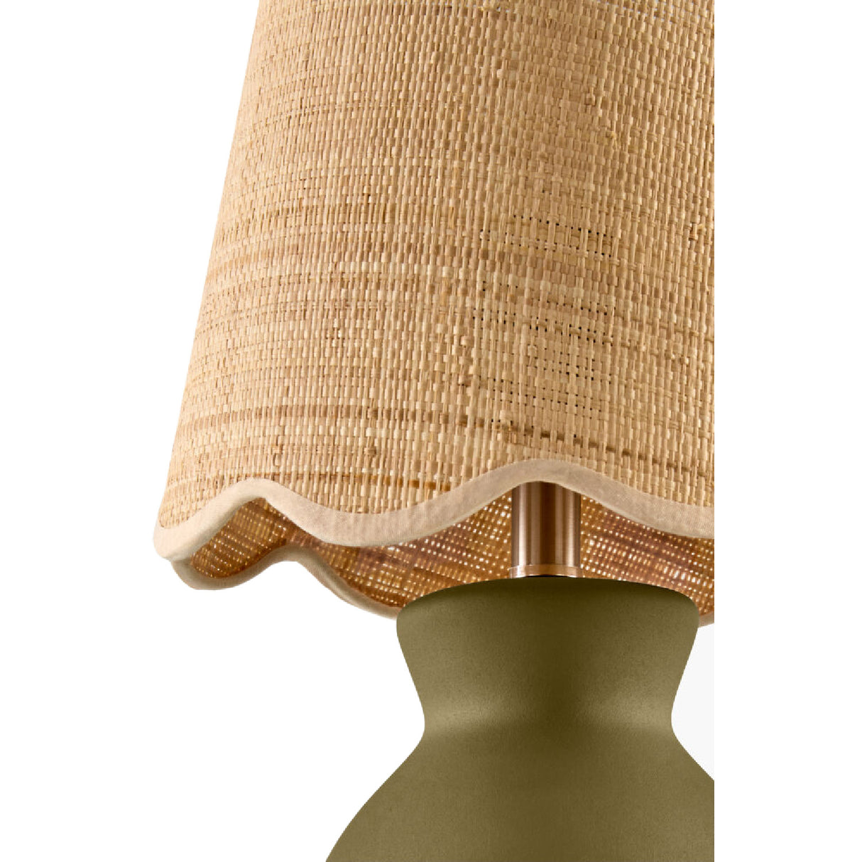 Modern European furniture - Scalloped Edge Accent Table Lamp - www.oroa.com | Oroa.com