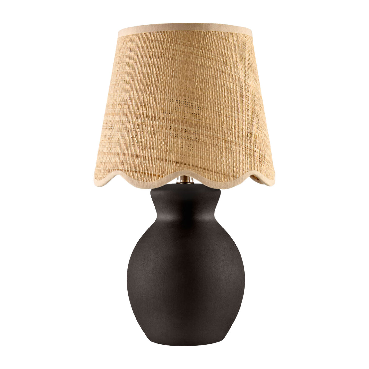 Modern European furniture - Scalloped Edge Accent Table Lamp - www.oroa.com | Oroa.com