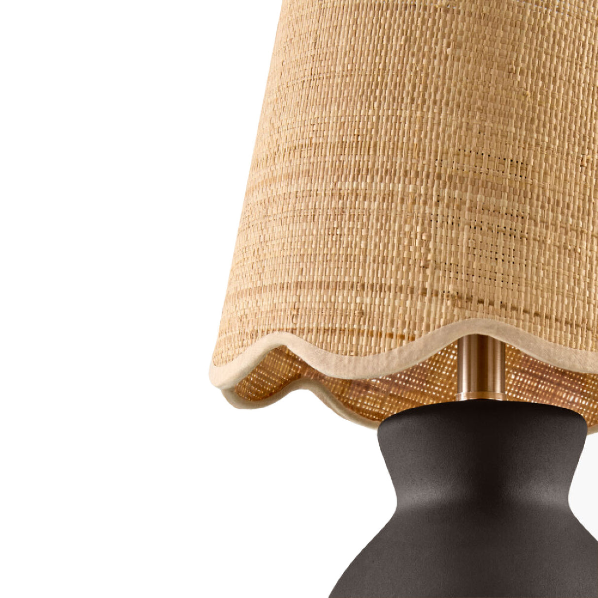 Modern European furniture - Scalloped Edge Accent Table Lamp - www.oroa.com | Oroa.com