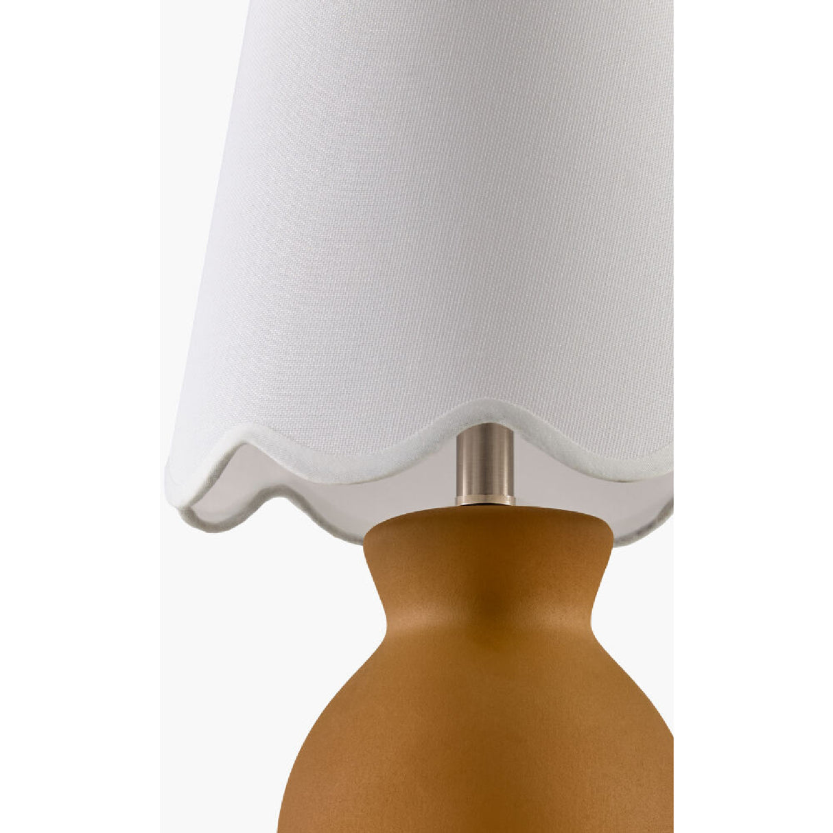 Modern European furniture - Scalloped Edge Accent Table Lamp - www.oroa.com | Oroa.com