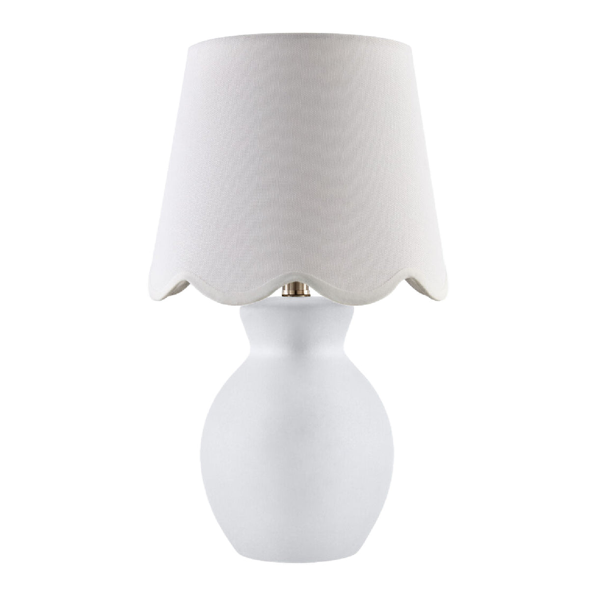 Modern European furniture - Scalloped Edge Accent Table Lamp - www.oroa.com | Oroa.com