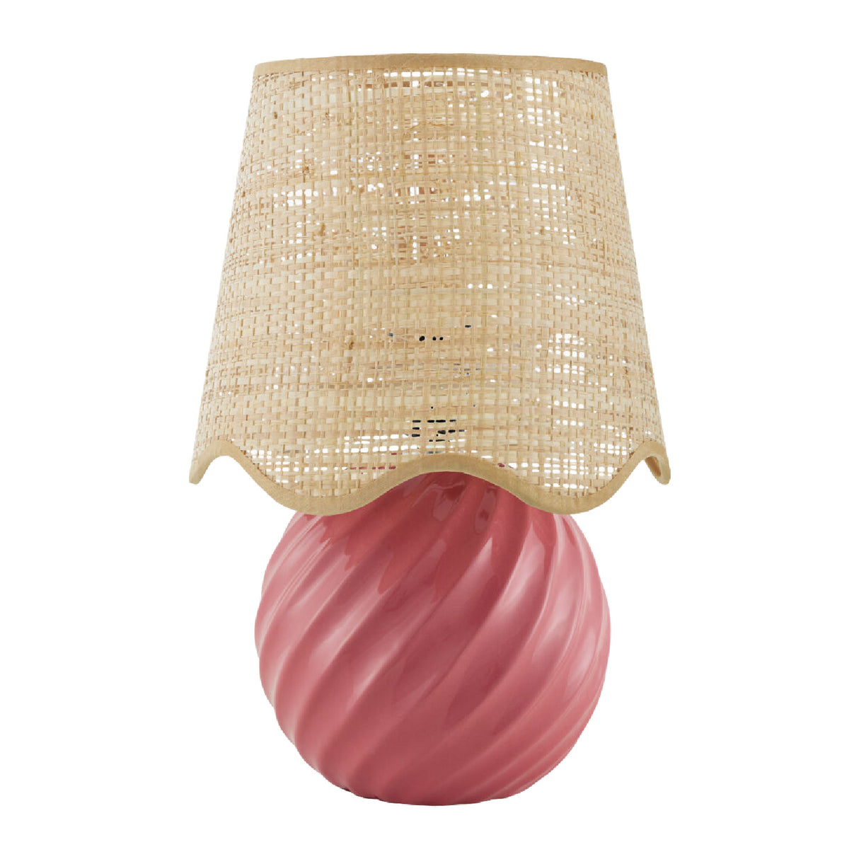 Modern European furniture - Round Glazed Ceramic Table Lamp - www.oroa.com | Oroa.com