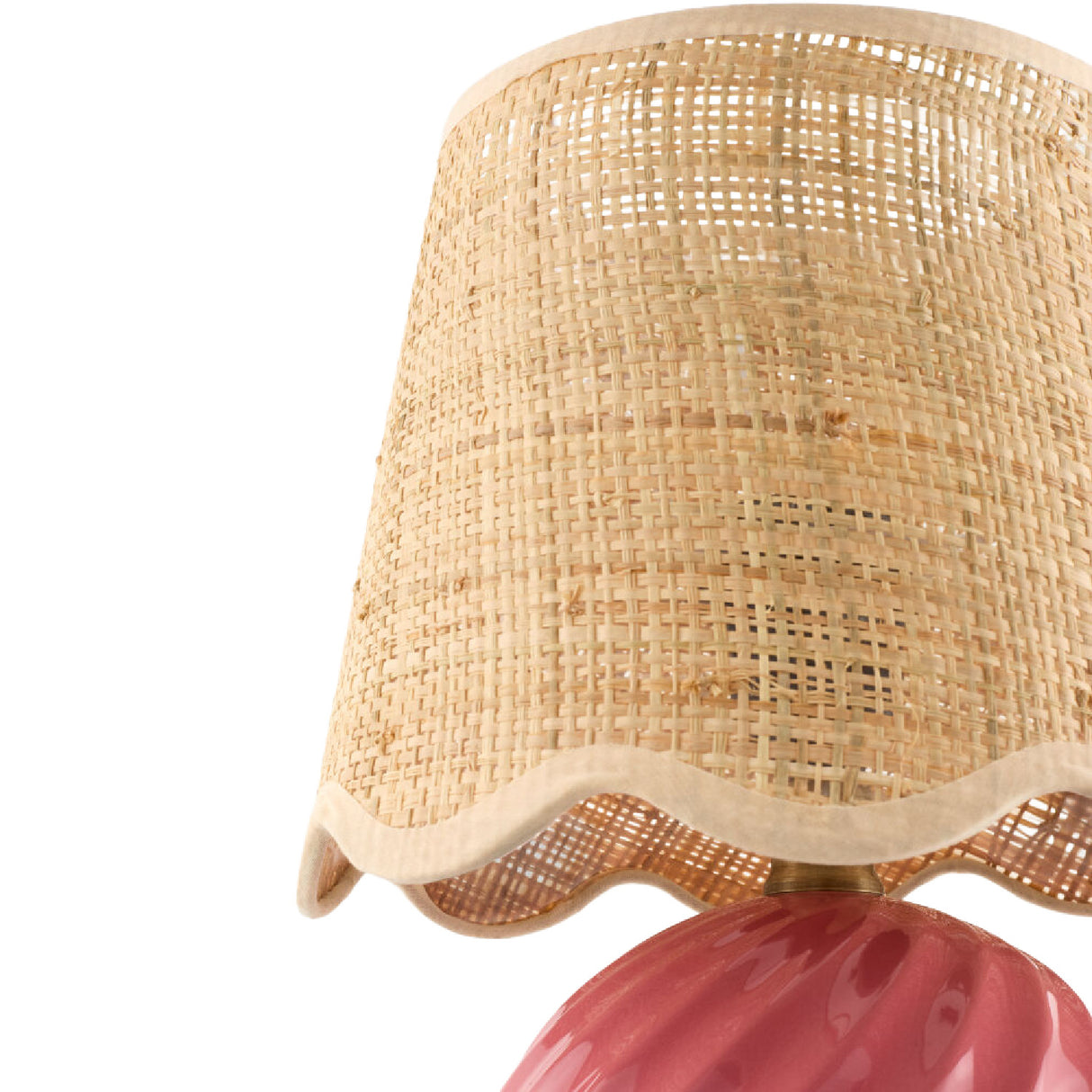 Modern European furniture - Round Glazed Ceramic Table Lamp - www.oroa.com | Oroa.com
