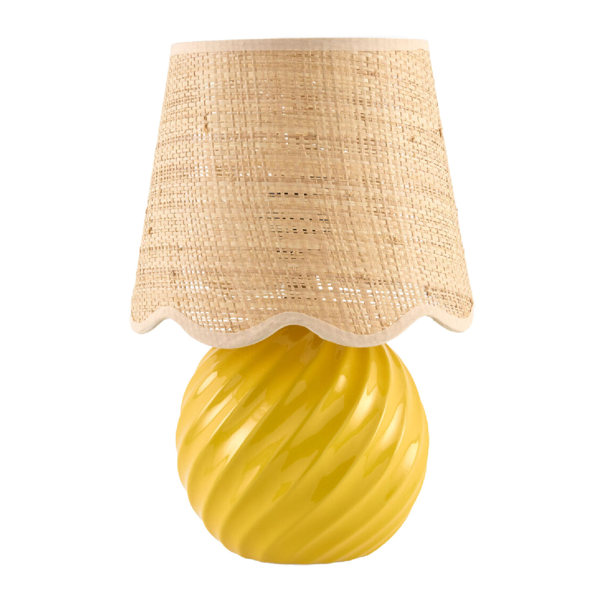 Modern European furniture - Round Glazed Ceramic Table Lamp - www.oroa.com | Oroa.com