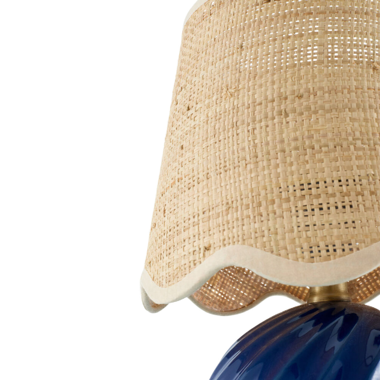 Modern European furniture - Round Glazed Ceramic Table Lamp - www.oroa.com | Oroa.com