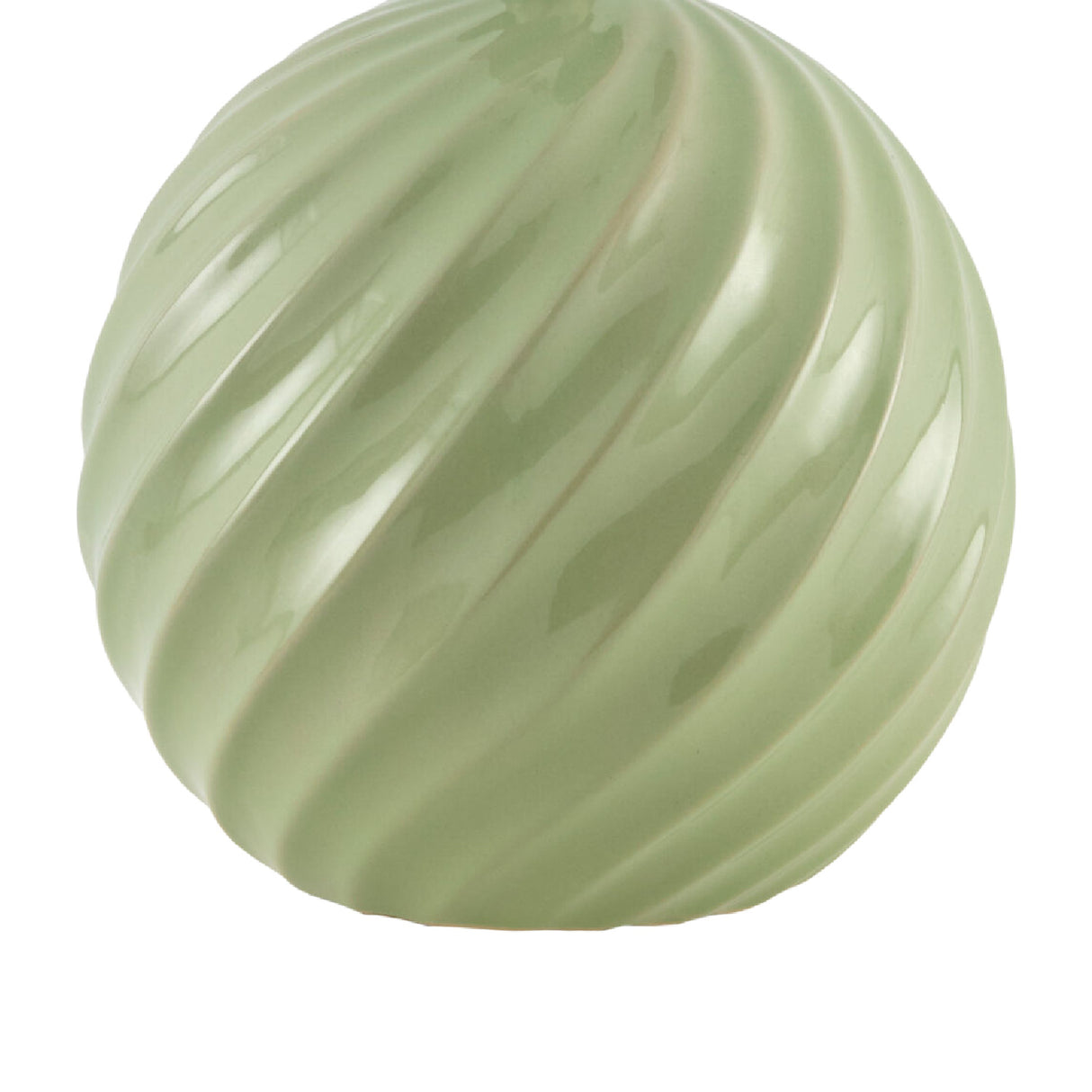 Modern European furniture - Round Glazed Ceramic Table Lamp - www.oroa.com | Oroa.com