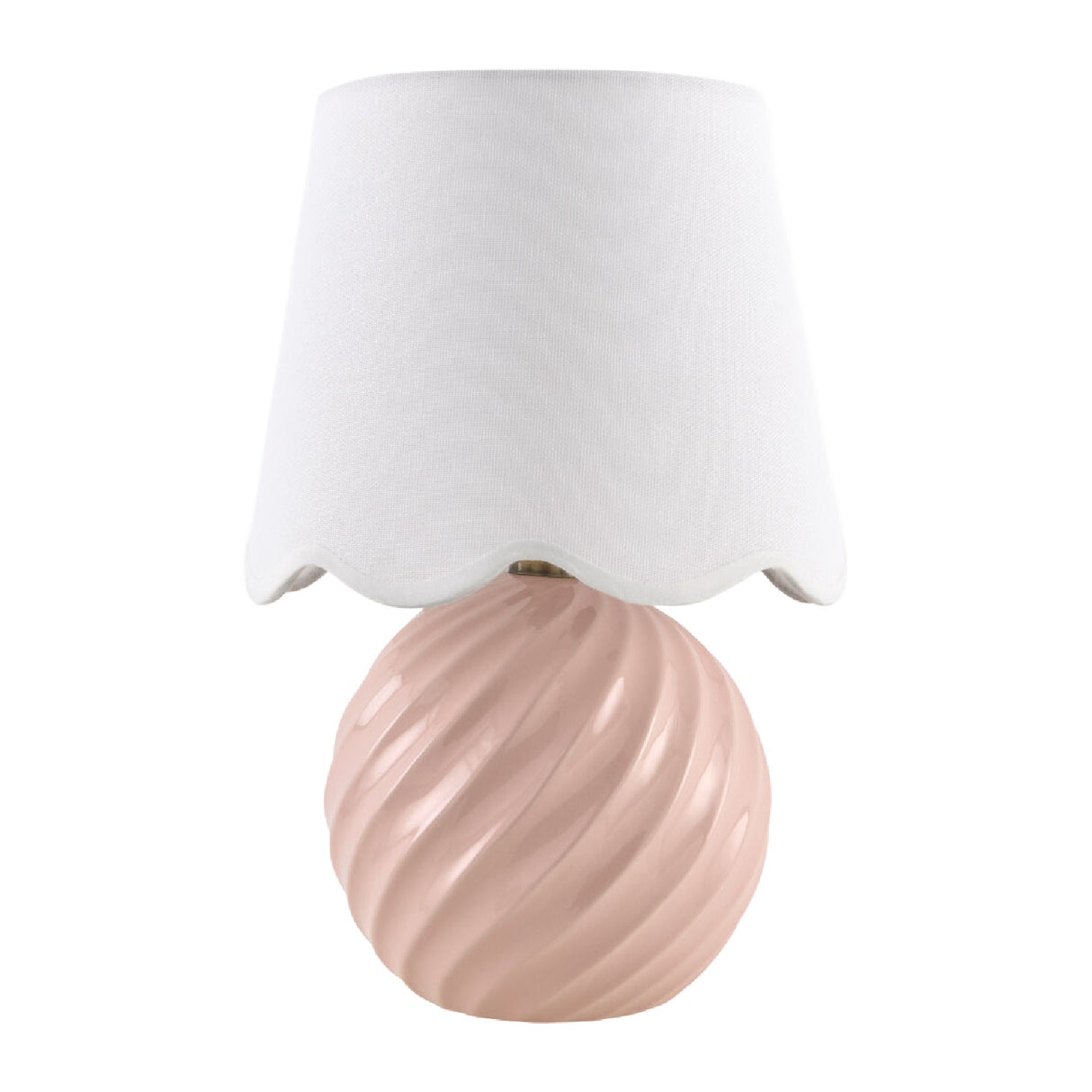 Modern European furniture - Round Glazed Ceramic Table Lamp - www.oroa.com | Oroa.com