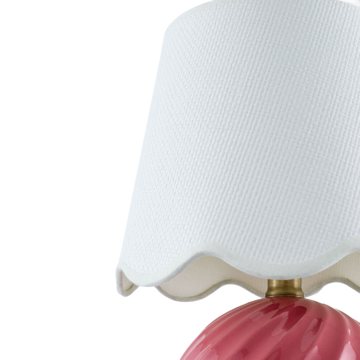 Modern European furniture - Round Glazed Ceramic Table Lamp - www.oroa.com | Oroa.com
