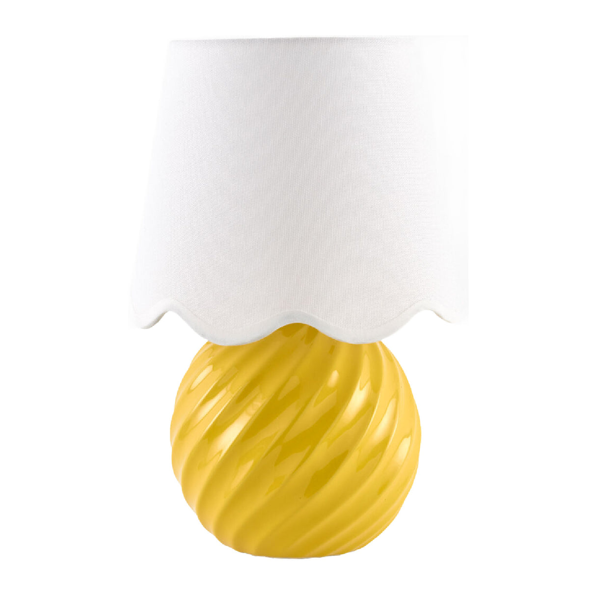 Modern European furniture - Round Glazed Ceramic Table Lamp - www.oroa.com | Oroa.com
