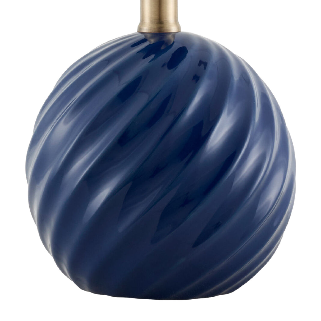 Modern European furniture - Round Glazed Ceramic Table Lamp - www.oroa.com | Oroa.com