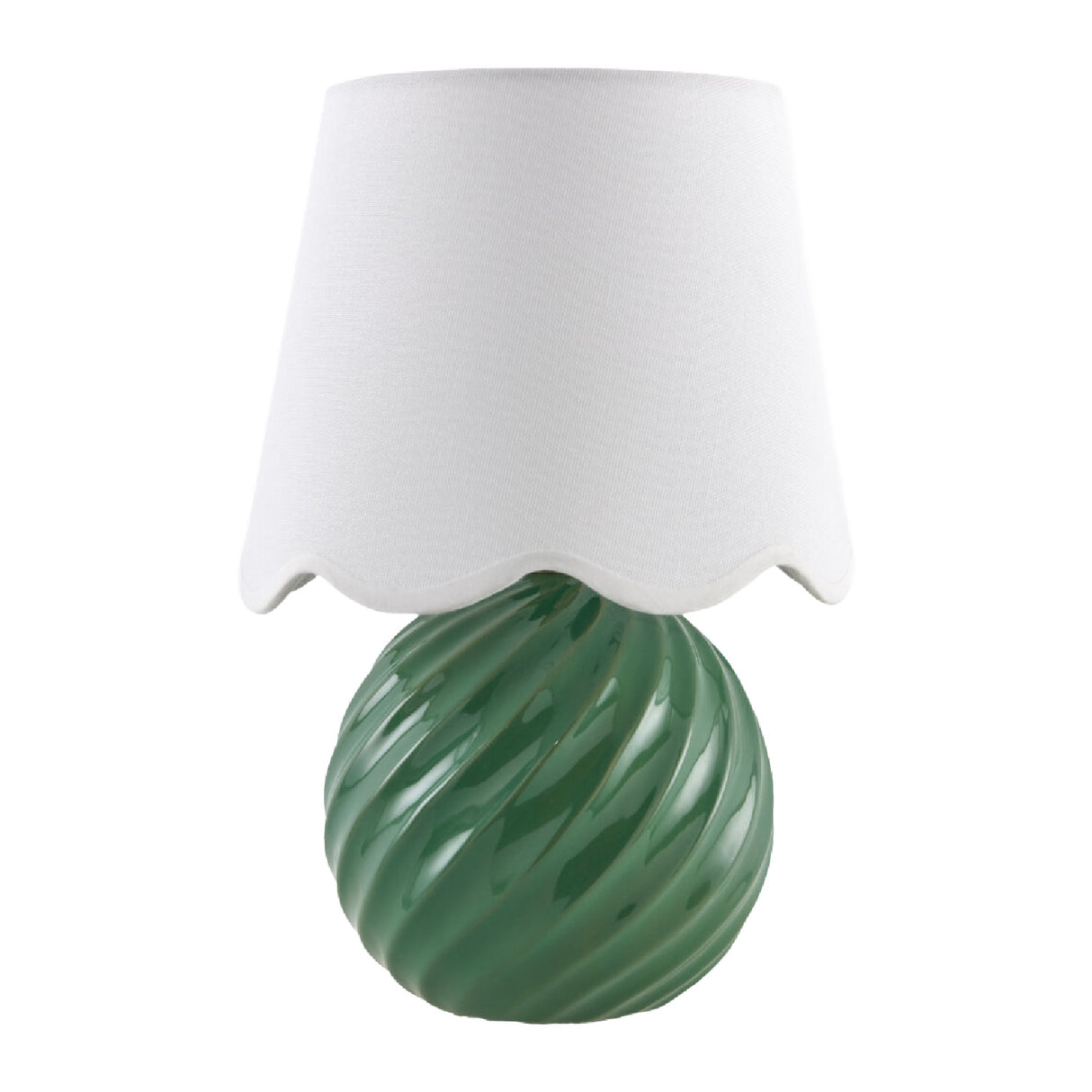 Modern European furniture - Round Glazed Ceramic Table Lamp - www.oroa.com | Oroa.com