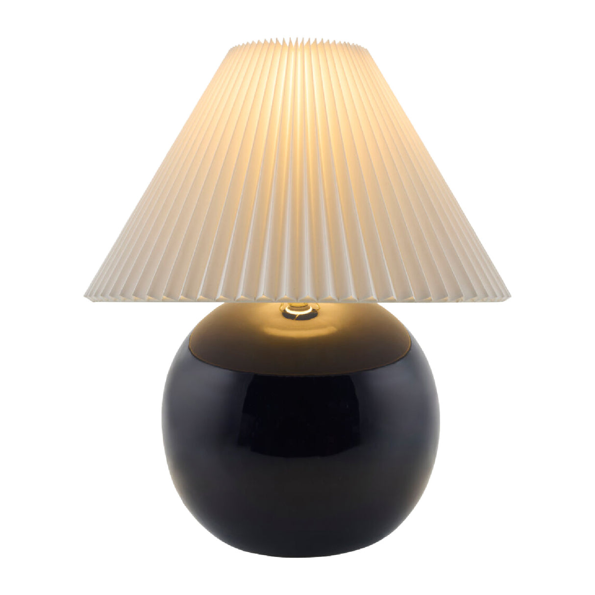 Modern European furniture - Pleated White Fabric Table Lamp - www.oroa.com | Oroa.com