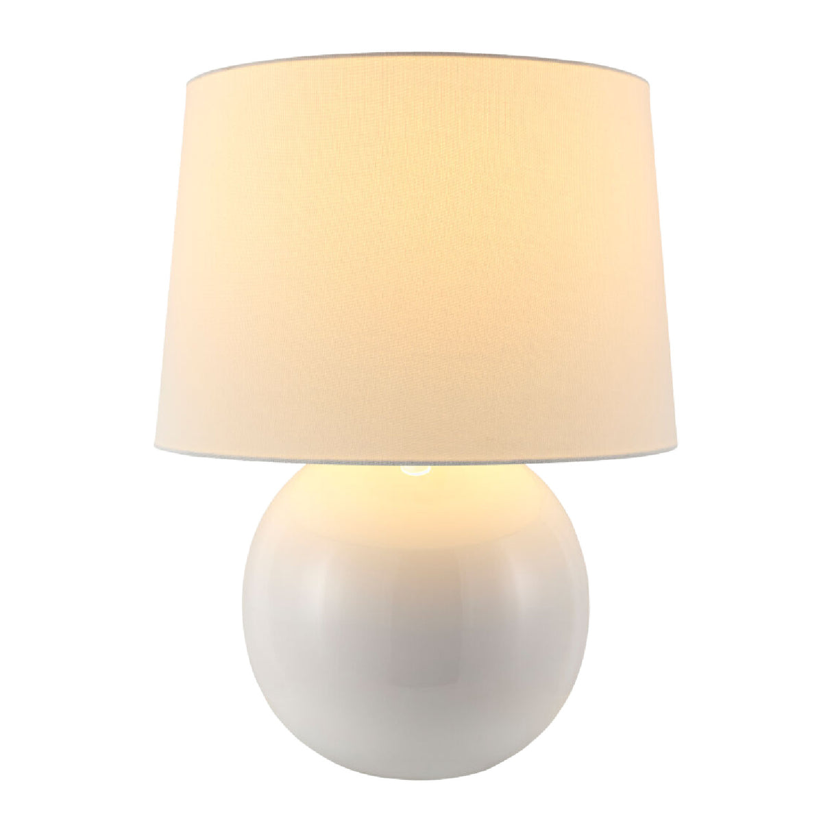 Modern European furniture - Glazed Globe Ceramic Table Lamp - www.oroa.com | Oroa.com