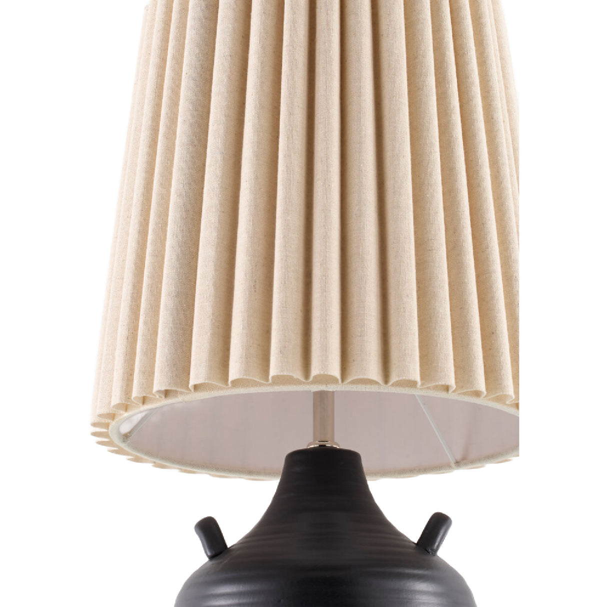 Modern European furniture - Ceramic Fluted Linen Table Lamps (2) - www.oroa.com | Oroa.com