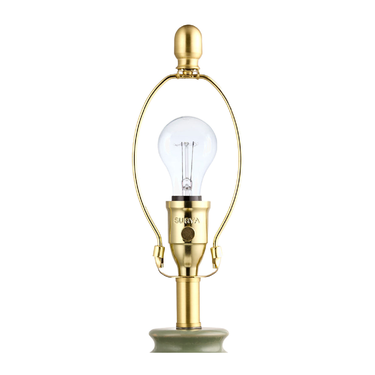 Modern European furniture - Green Ceramics Floral Table Lamp - www.oroa.com | Oroa.com