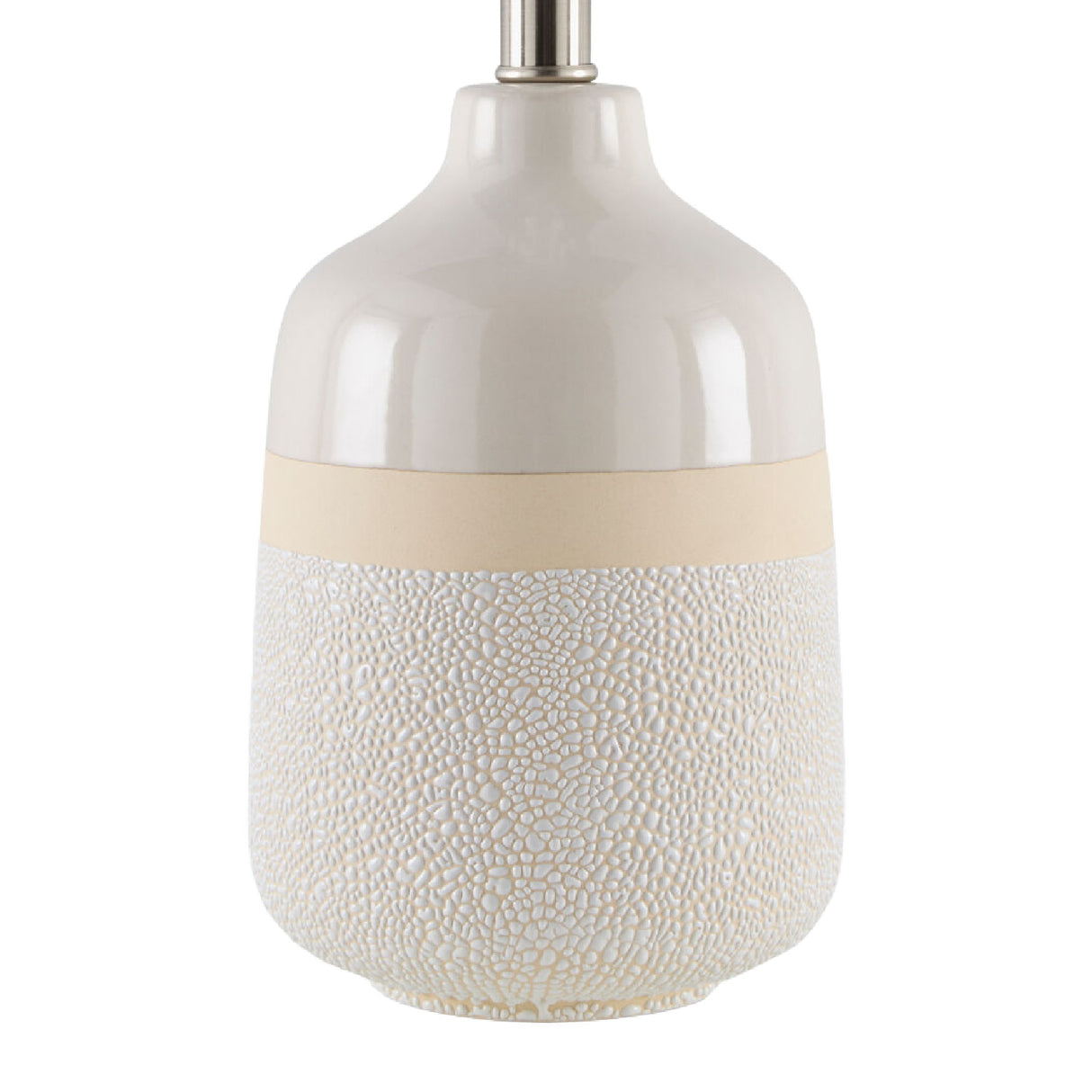 Modern European furniture - Glazed White Ceramic Table Lamp - www.oroa.com | Oroa.com