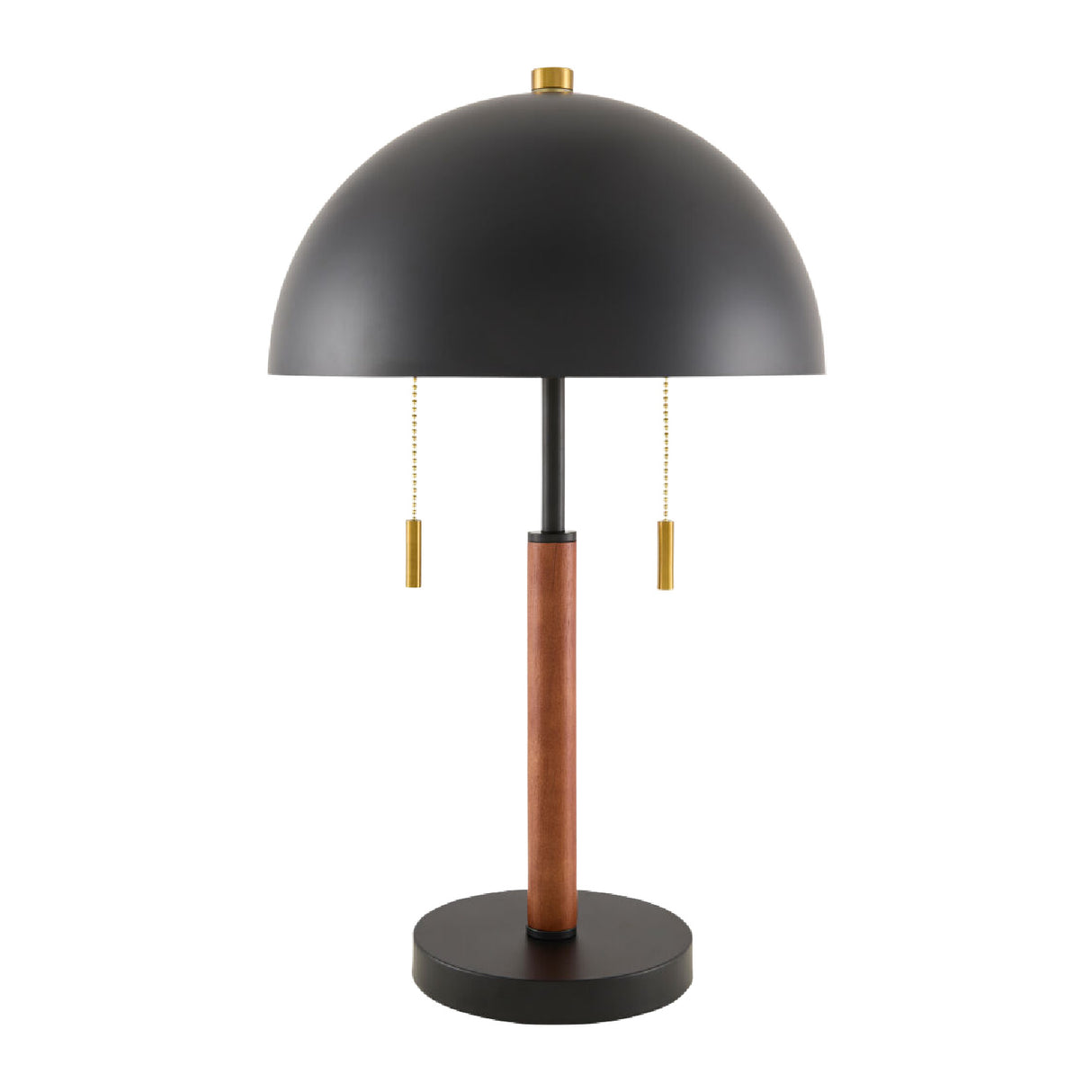 Modern European furniture - Black Metal Dome Table Lamp - www.oroa.com | Oroa.com