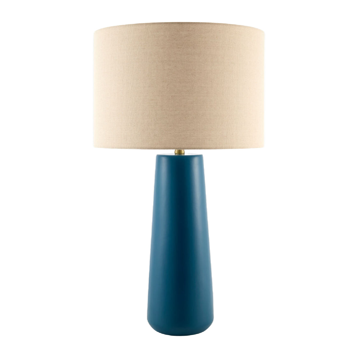 Modern European furniture - Glazed Blue Ceramic Table Lamp - www.oroa.com | Oroa.com