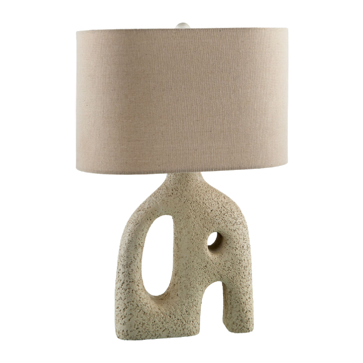 Modern European furniture - Abstract Carved Base Table Lamp - www.oroa.com | Oroa.com