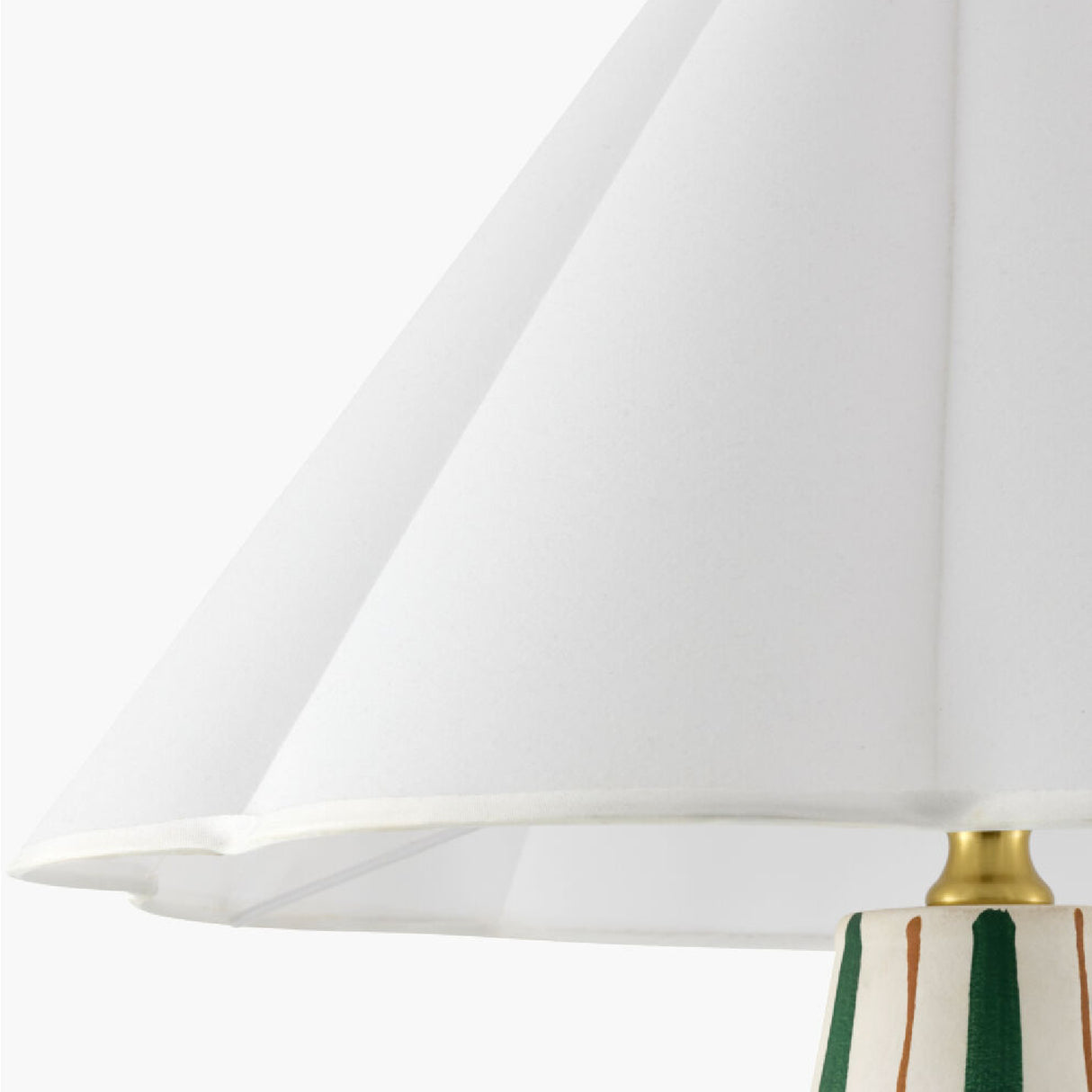 Modern European furniture - Striped Ceramic Accent Table Lamp - www.oroa.com | Oroa.com
