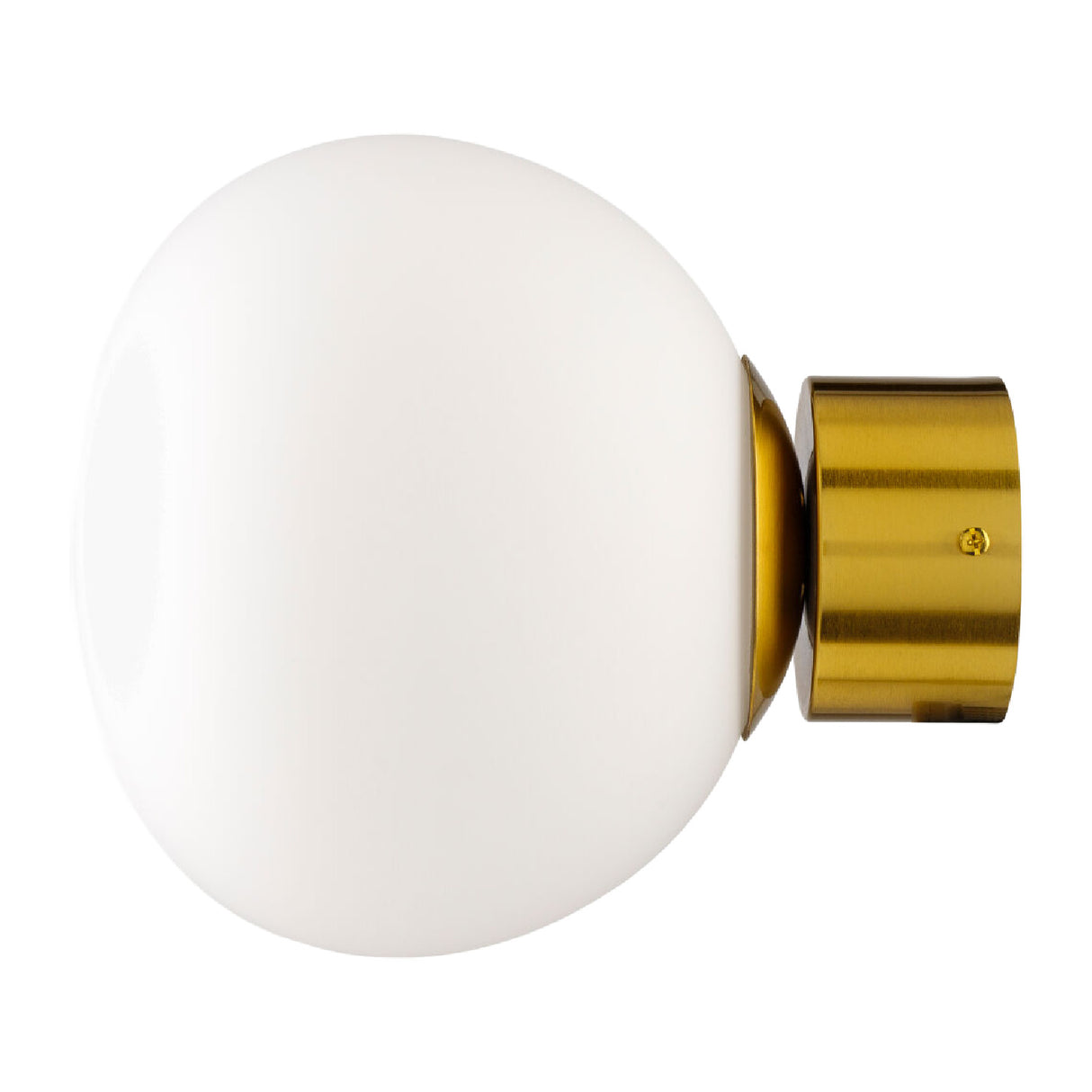 Modern European furniture - White Glass Orb Wall Lamp - www.oroa.com | Oroa.com