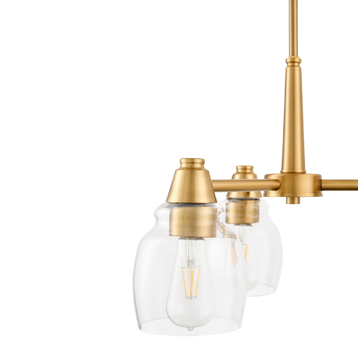 Modern European furniture - Iron Framed Glass Chandelier - www.oroa.com | Oroa.com