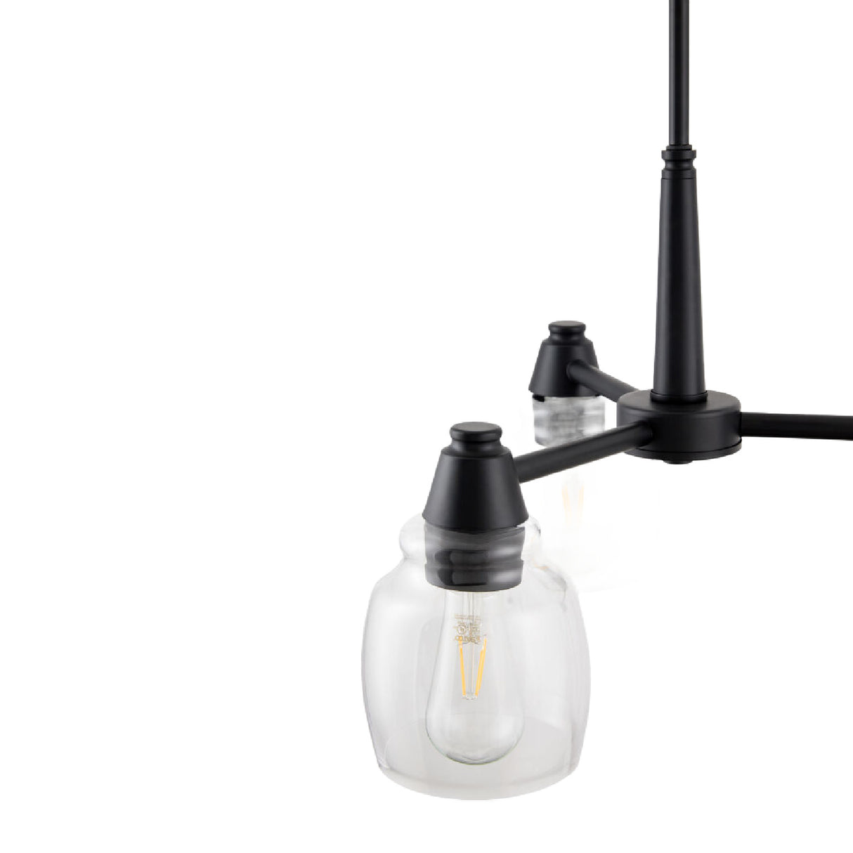Modern European furniture - Iron Framed Glass Chandelier - www.oroa.com | Oroa.com