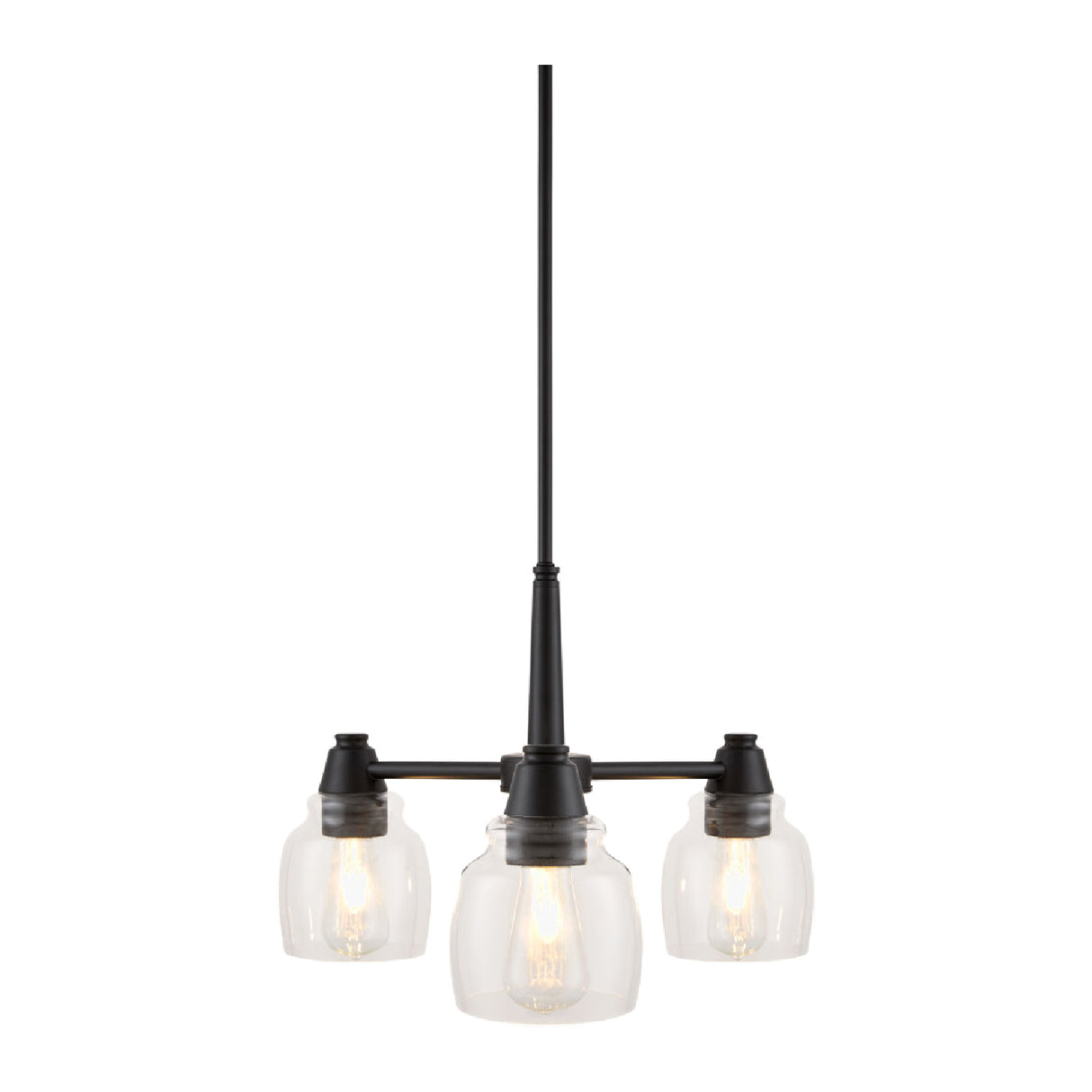 Modern European furniture - Iron Framed Glass Chandelier - www.oroa.com | Oroa.com