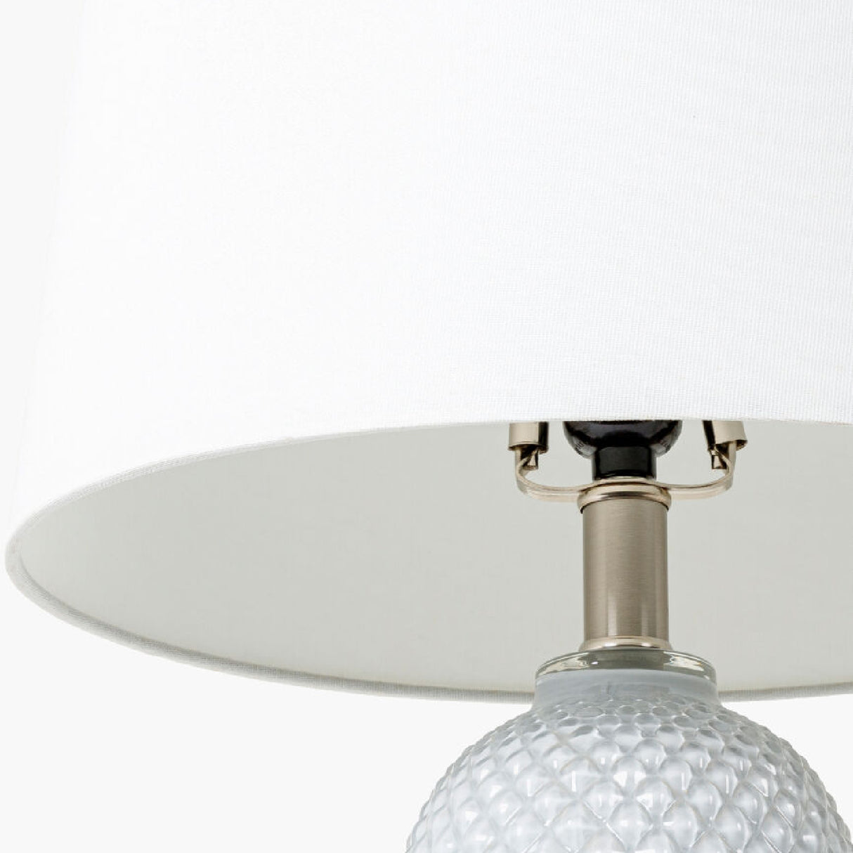 Modern European furniture - Gray Textured Glass Table Lamp - www.oroa.com | Oroa.com