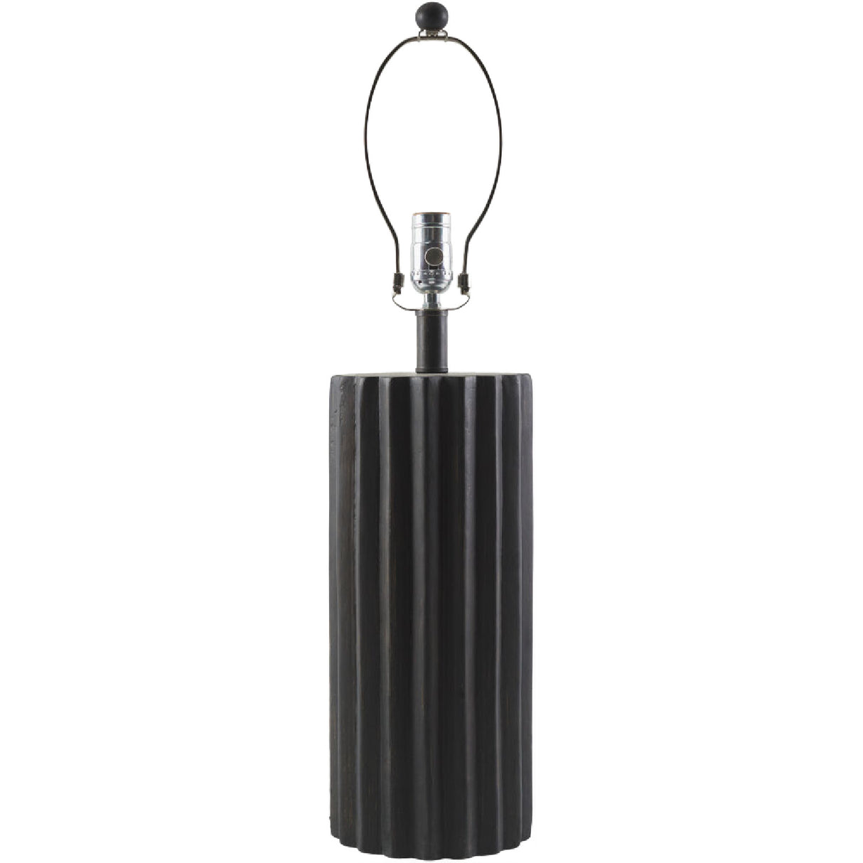 Modern European furniture - Ridged Ceramic Accent Table Lamp - www.oroa.com | Oroa.com