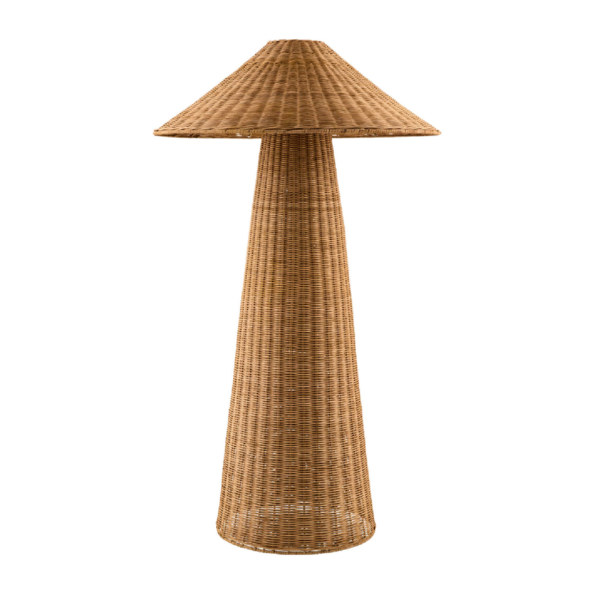Modern European furniture - Brown Rattan Accent Floor Lamp - www.oroa.com | Oroa.com